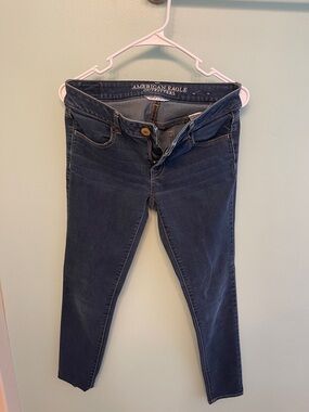 American Eagle Outfitters Women’s Dark Navy Skinny Jeans